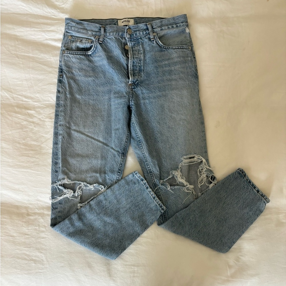 Agolde Jamie High Rise Classic Jean in Spectator